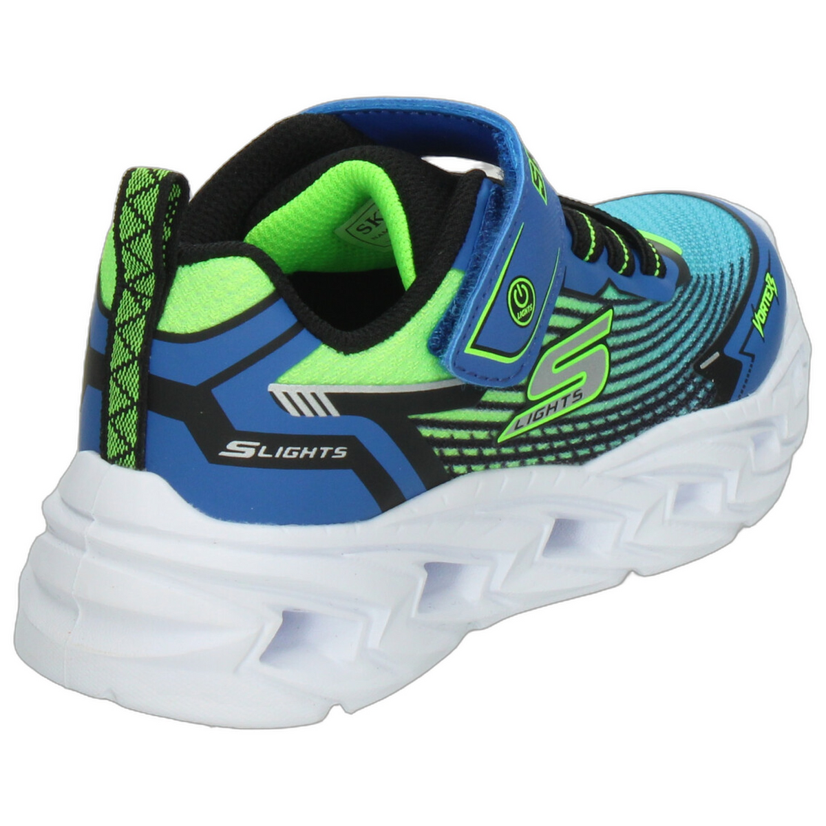 Tenis Skechers S Lights Niño Azul Casual Led Infantil T17-22, foto 3 de 10