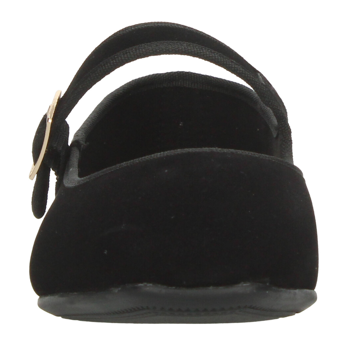 Flats Paulina Mary Jane Dama Negro Casual Gamuza Mujer, foto 6 de 10