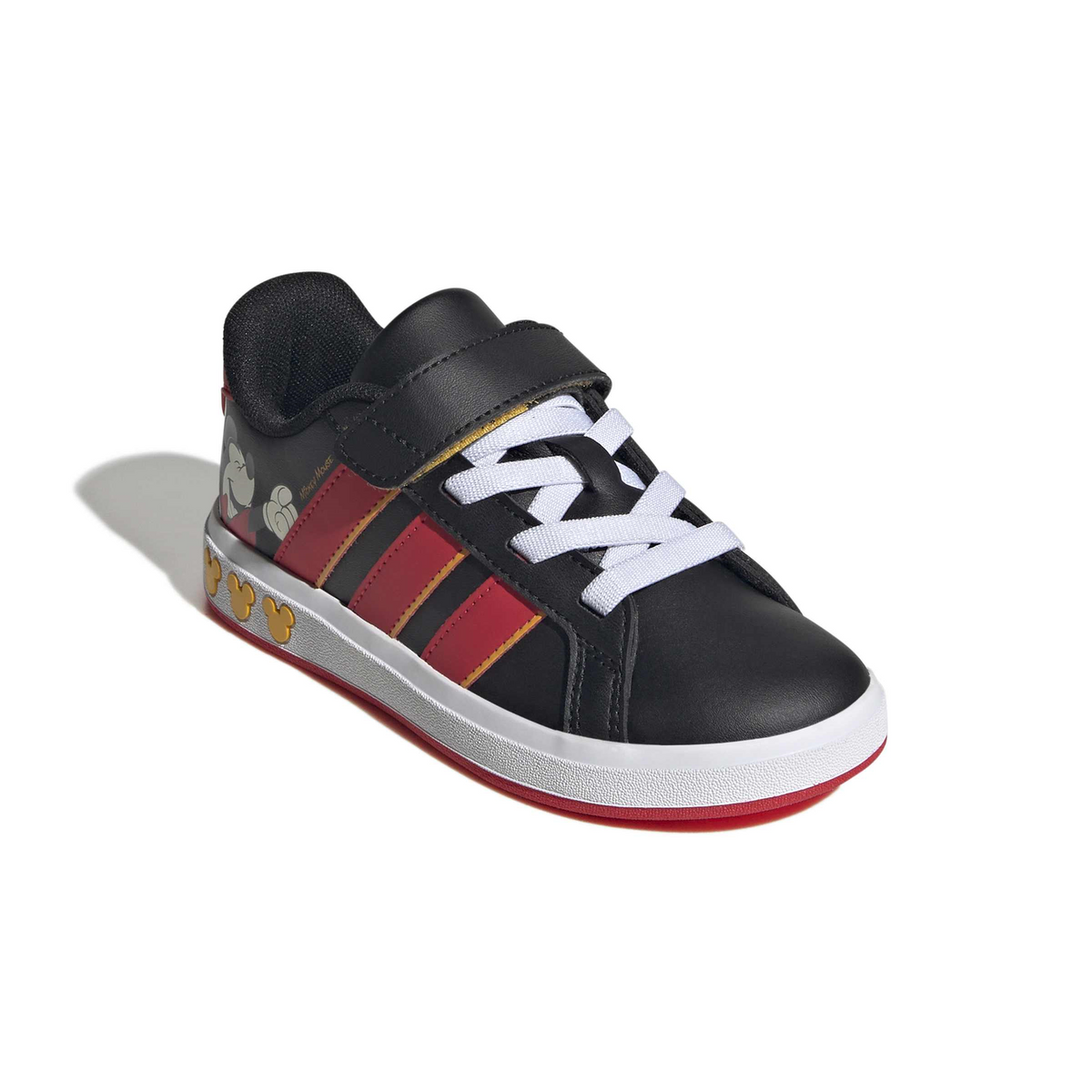 Tenis Adidas Mickey Grand Court Niño Negro Casual Infantil T16-22, foto 2 de 10