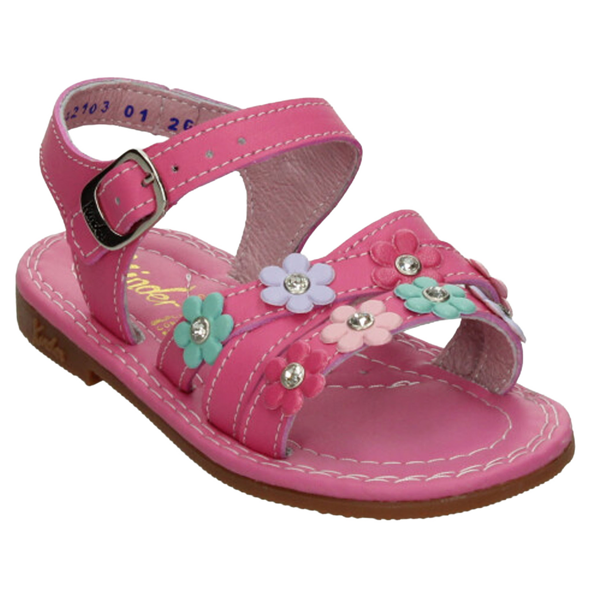 Sandalias Kinder Niña Rosa Casual Infantil T17-22, foto 4 de 10