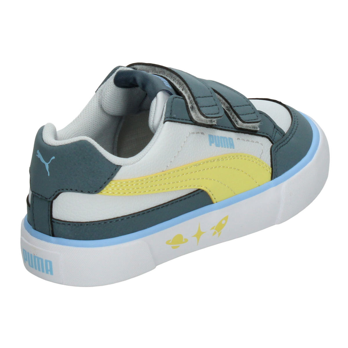 Tenis Puma Court Classic Niño Blanco Casual Infantil T17-22, foto 3 de 10