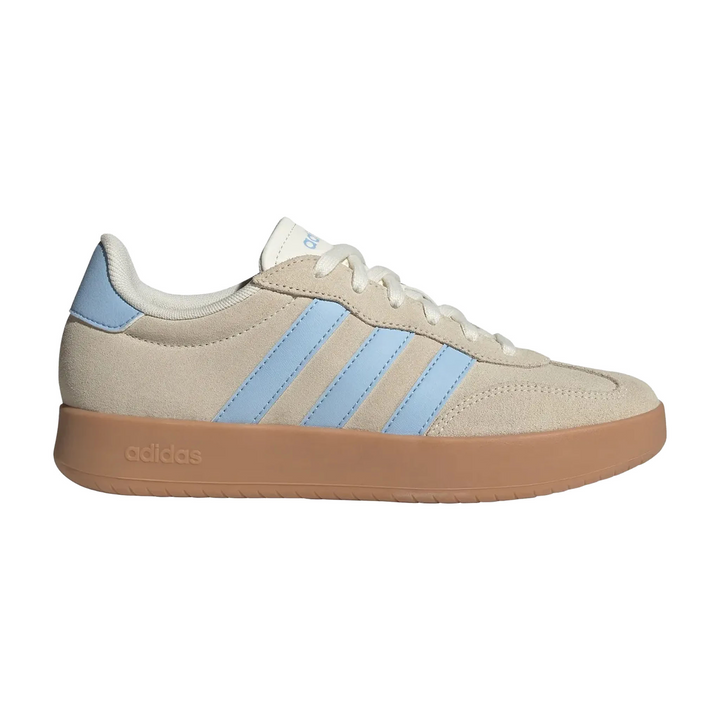 Tenis Adidas Barreda Dama Beige Casual Gamuza Mujer