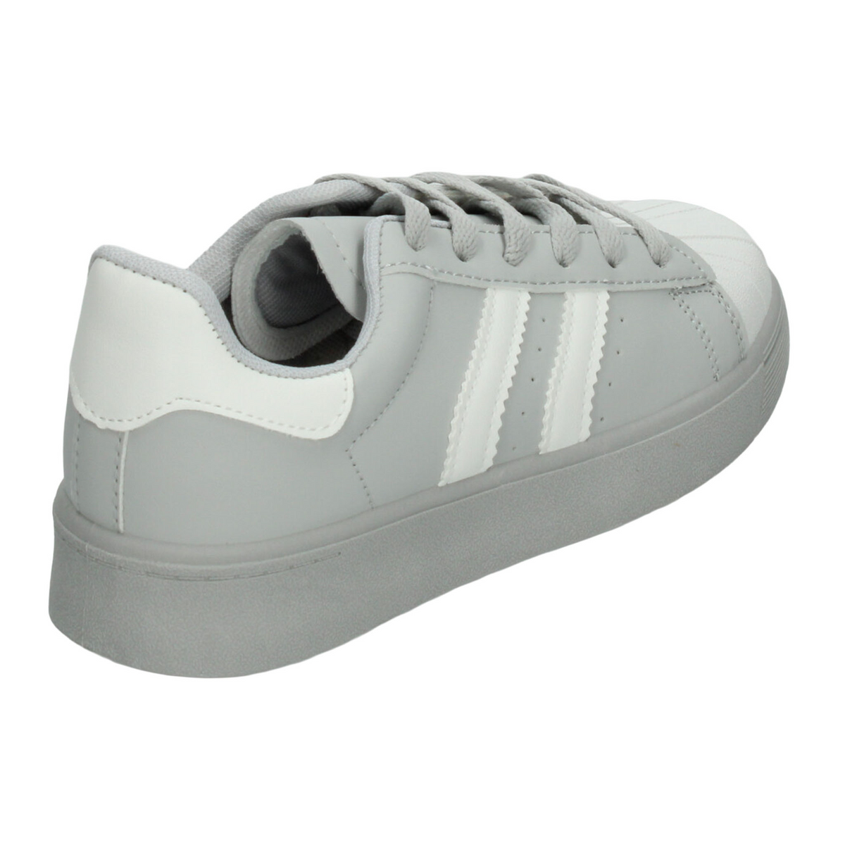 Tenis Berlin Dama Gris Casual Cintas Cómodo Mujer, foto 3 de 10