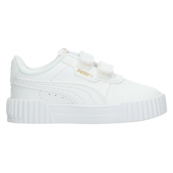 Tenis Puma Carina 3.0 Niña Blanco Escolar Infantil T10-17