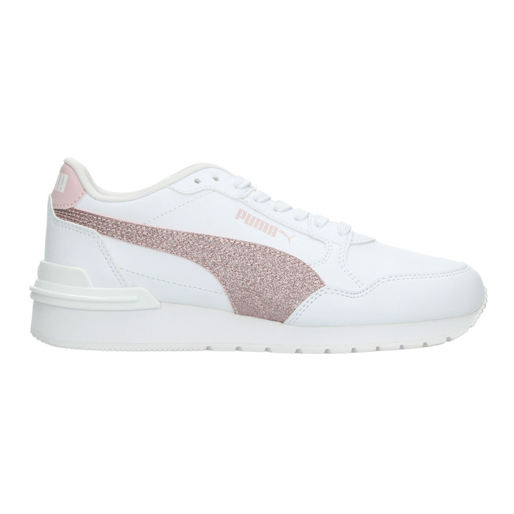 Tenis Puma Runner V4 Niña Blanco Casual Juvenil T22-27