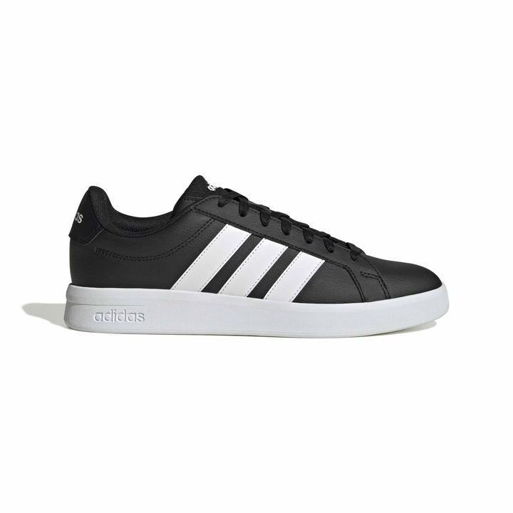 Tenis Adidas Grand Court Base 3.0 Hombre Negro Casual Urbano Caballero