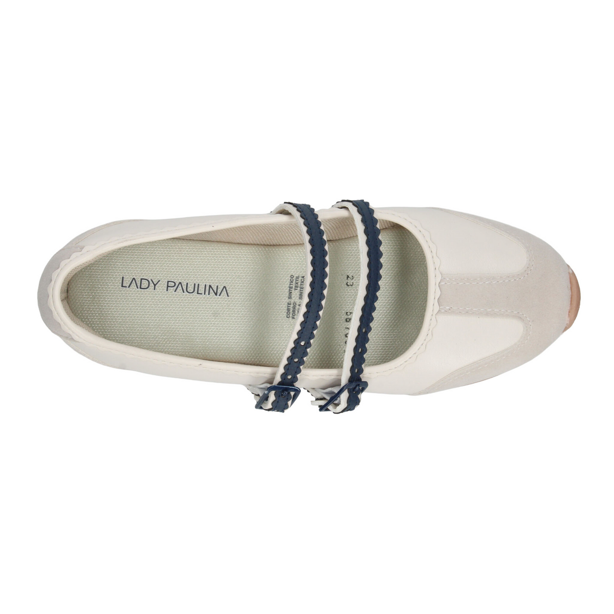 Flats Paulina Dama Blanco Casual Mary Jane Mujer, foto 8 de 10