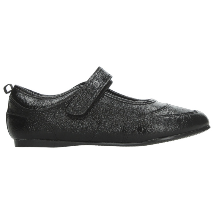 Flats Paulina Dama Negro Casual Mary Jane Cómodo Mujer