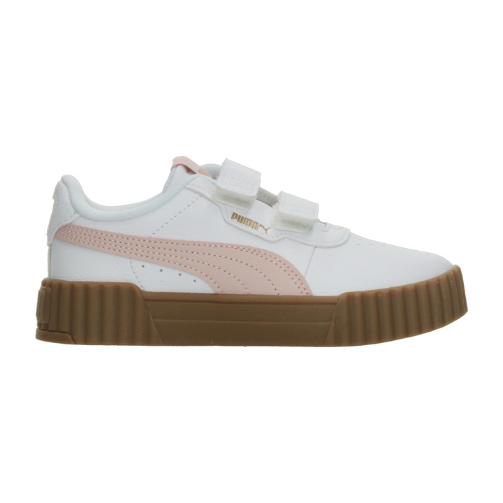 Tenis Puma Carina 3.0 Niña Blanco Casual Infantil T16-22