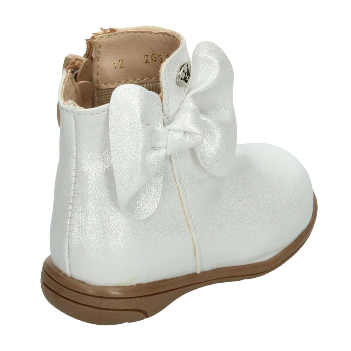 Bota Jakuna Niña Plateado Casual Cierre Infantil T12-15, foto 3 de 10