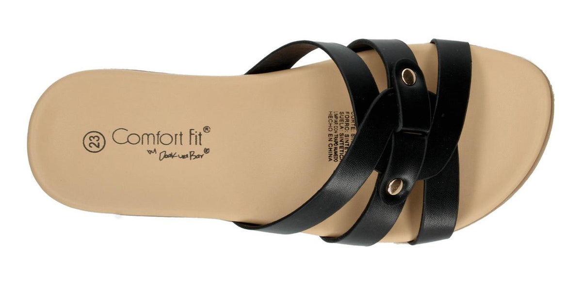 Sandalias Confort Fit Para Mujer 18514 Negro [fit66], foto 9 de 10