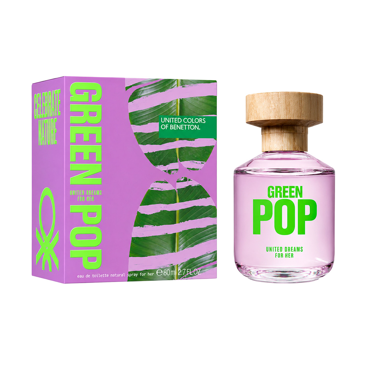 Perfume Benetton Green Pop Eau de Toilette 80ml Para Mujer, foto 7 de 10