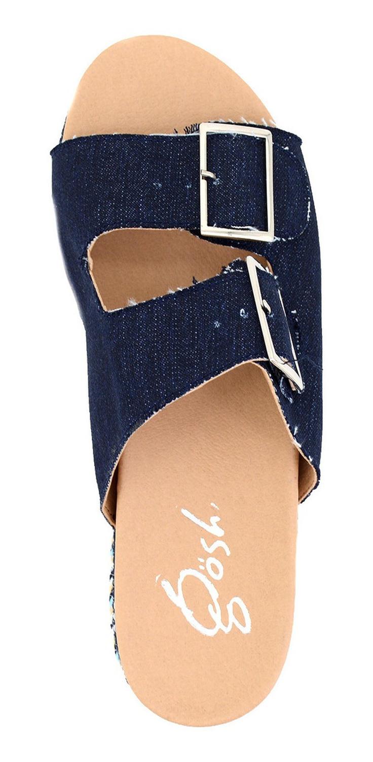 Sandalias Gosh Para Mujer 1256r-02 Azul Marino [gos741], foto 5 de 6