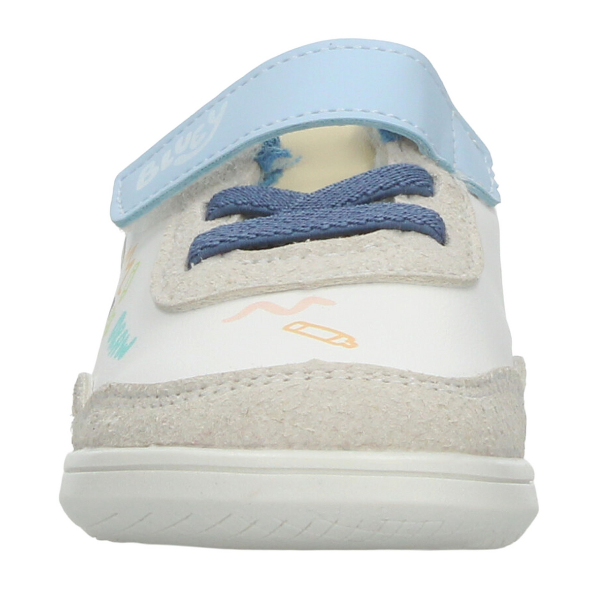 Tenis Bluey Niño Blanco Casual Adhesivo Infantil T12-15, foto 6 de 10