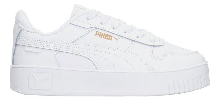 Tenis Puma Carina Street Con Plataforma Blanco Dama Mujer