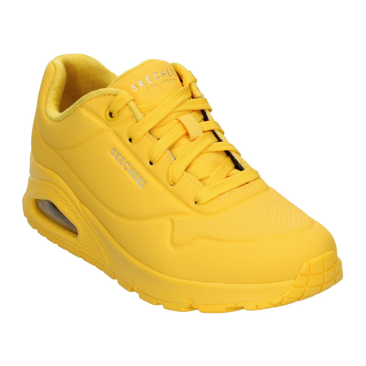 Tenis Skechers Uno Stand On Air Dama Amarillo Casual Para Mujer, foto 6 de 10