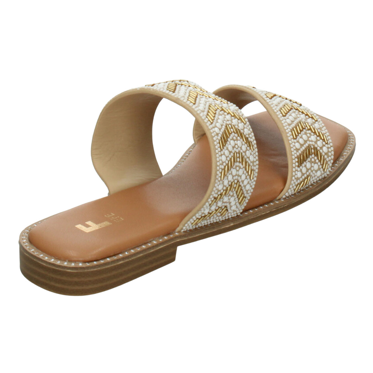 Sandalias Efe Dama Dorado Casual Para Mujer, foto 3 de 10