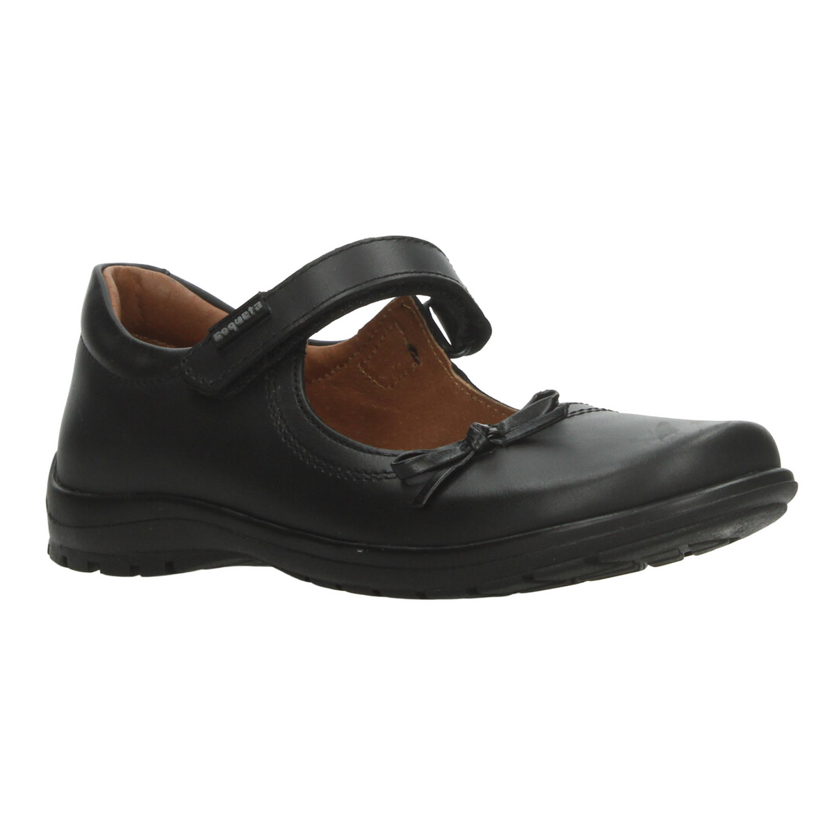 Zapato Escolar Coqueta Niña Negro Escolar Infantil T22-27, foto 2 de 10