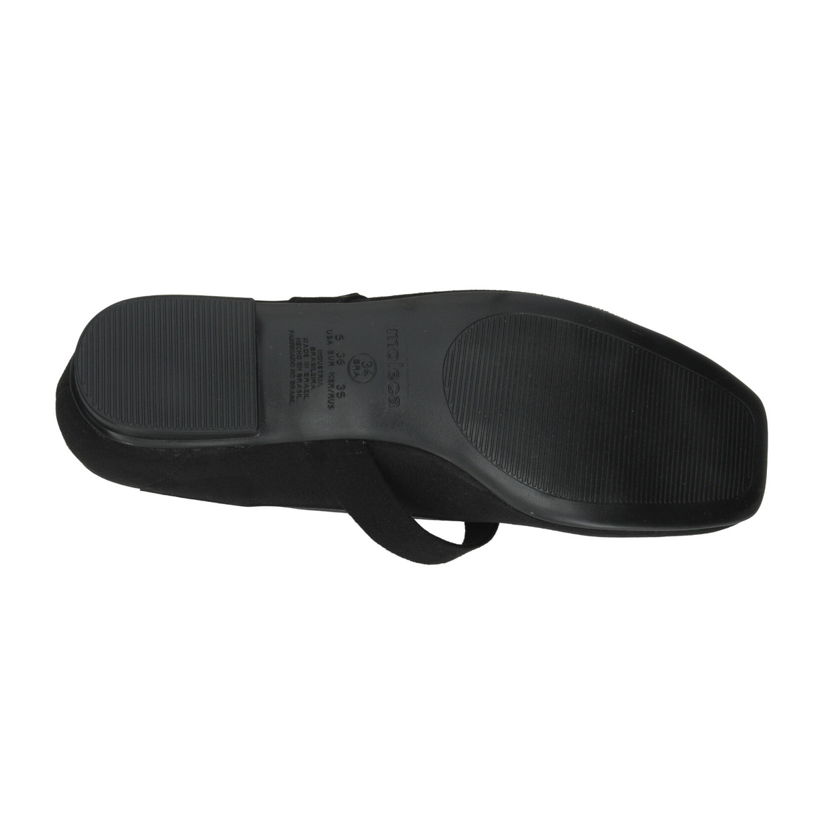 Flats Moleca Dama Negro Casual Mary Jane Hebilla Mujer, foto 9 de 10
