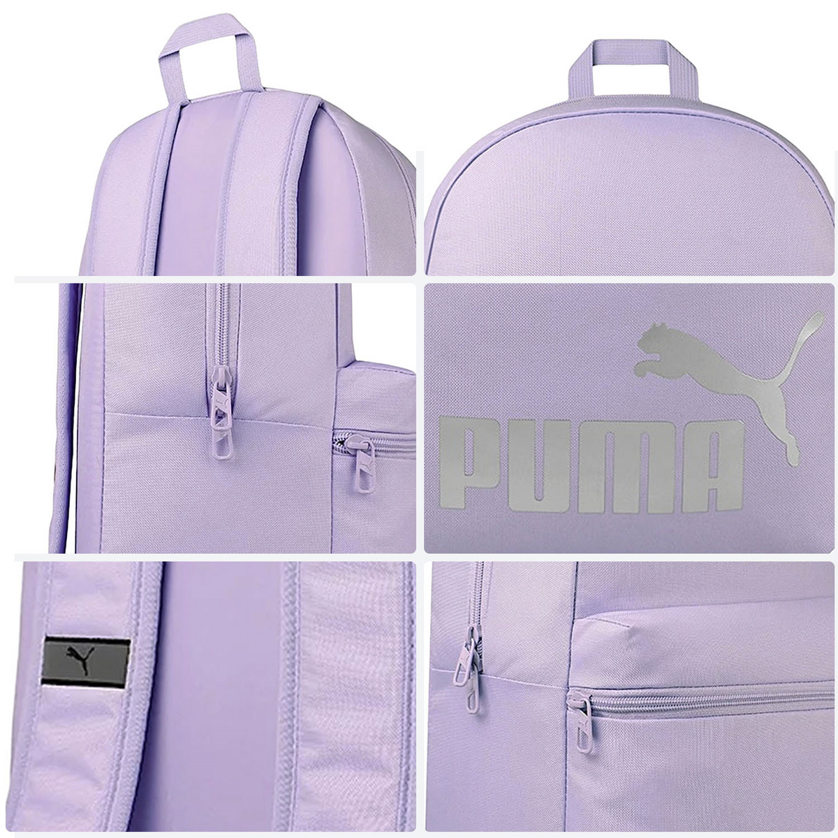 Mochila Puma Dama Lavanda Ligth Escolar Ligera Mujer 17L, foto 6 de 10