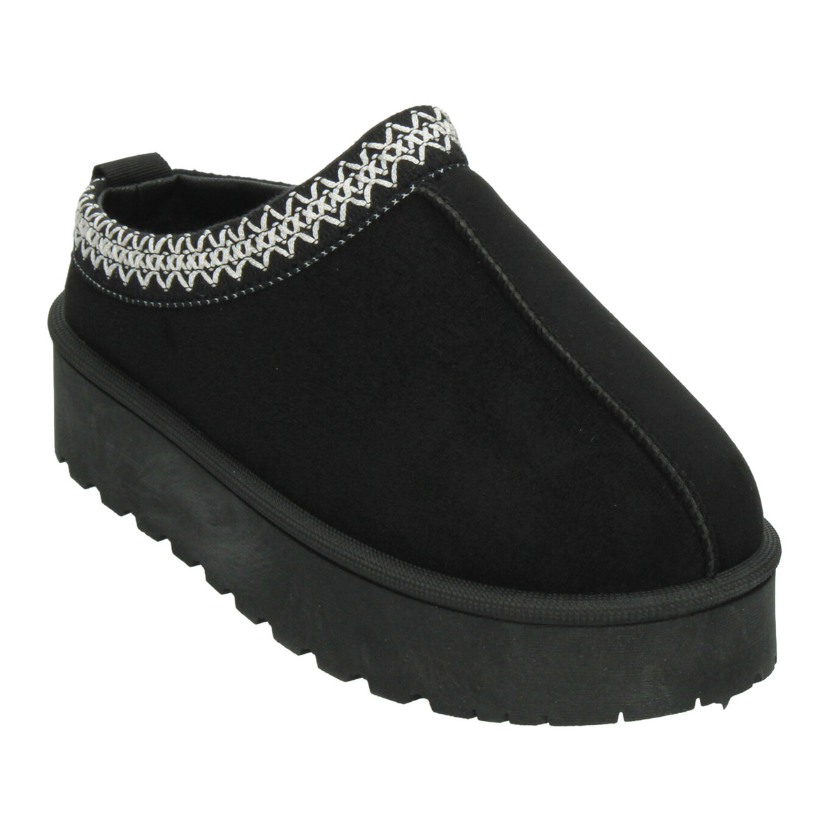 Zapato Perugia Dama Negro Zueco Casual Pantufla Plataforma Mujer, foto 4 de 10
