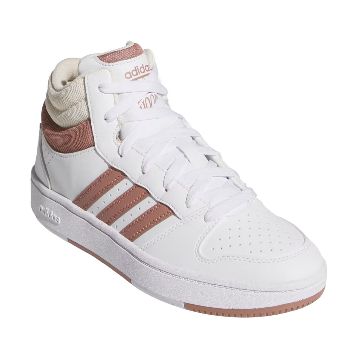 Tenis Adidas Hoops Mid Classic Dama Blanco Tipo Botín Mujer, foto 10 de 10