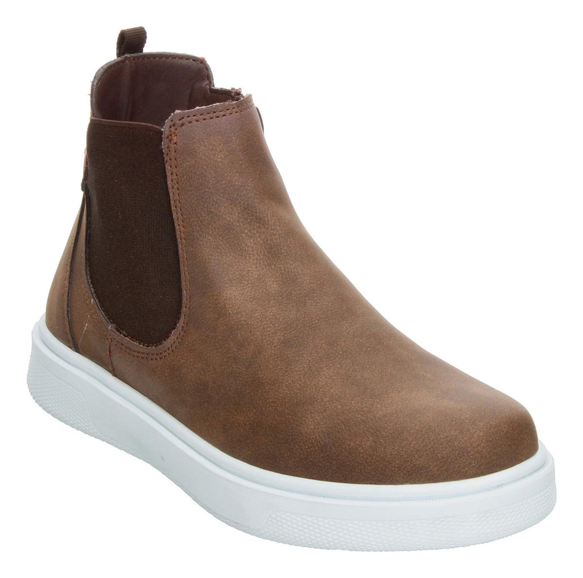 Botas Niño Blasito Café Casual Slip On Chelsea Zipper, foto 4 de 10
