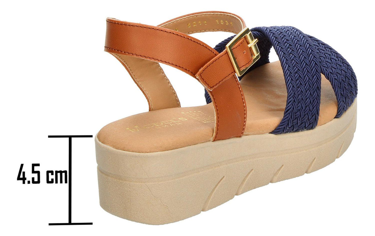 Sandalias Model´s Azul Marino Para Mujer [mds8], foto 3 de 10
