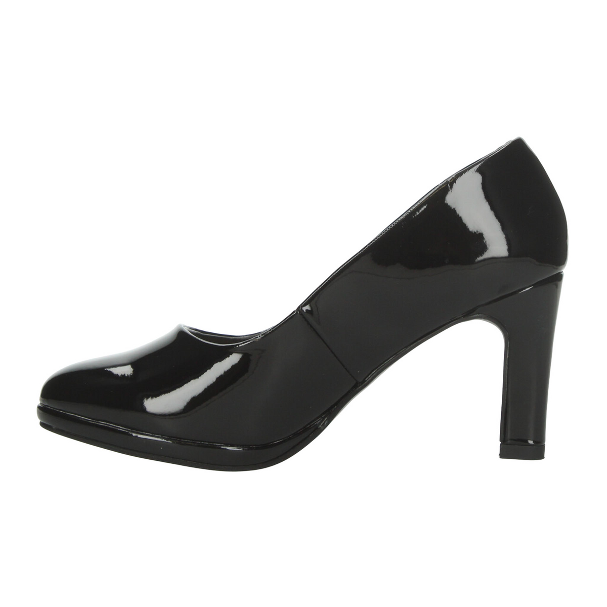 Zapatillas Paulina Dama Negro Formal Charol Mujer, foto 5 de 10