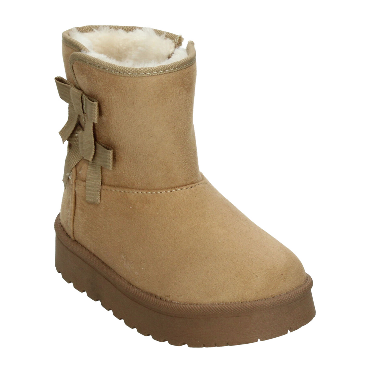 Bota Vavito Niña Beige Invierno Casual Peluche Infantil T18-22, foto 4 de 10