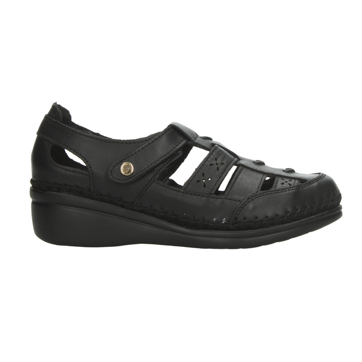 Zapato Lobo Solo Dama Negro Casual Confort Mujer
