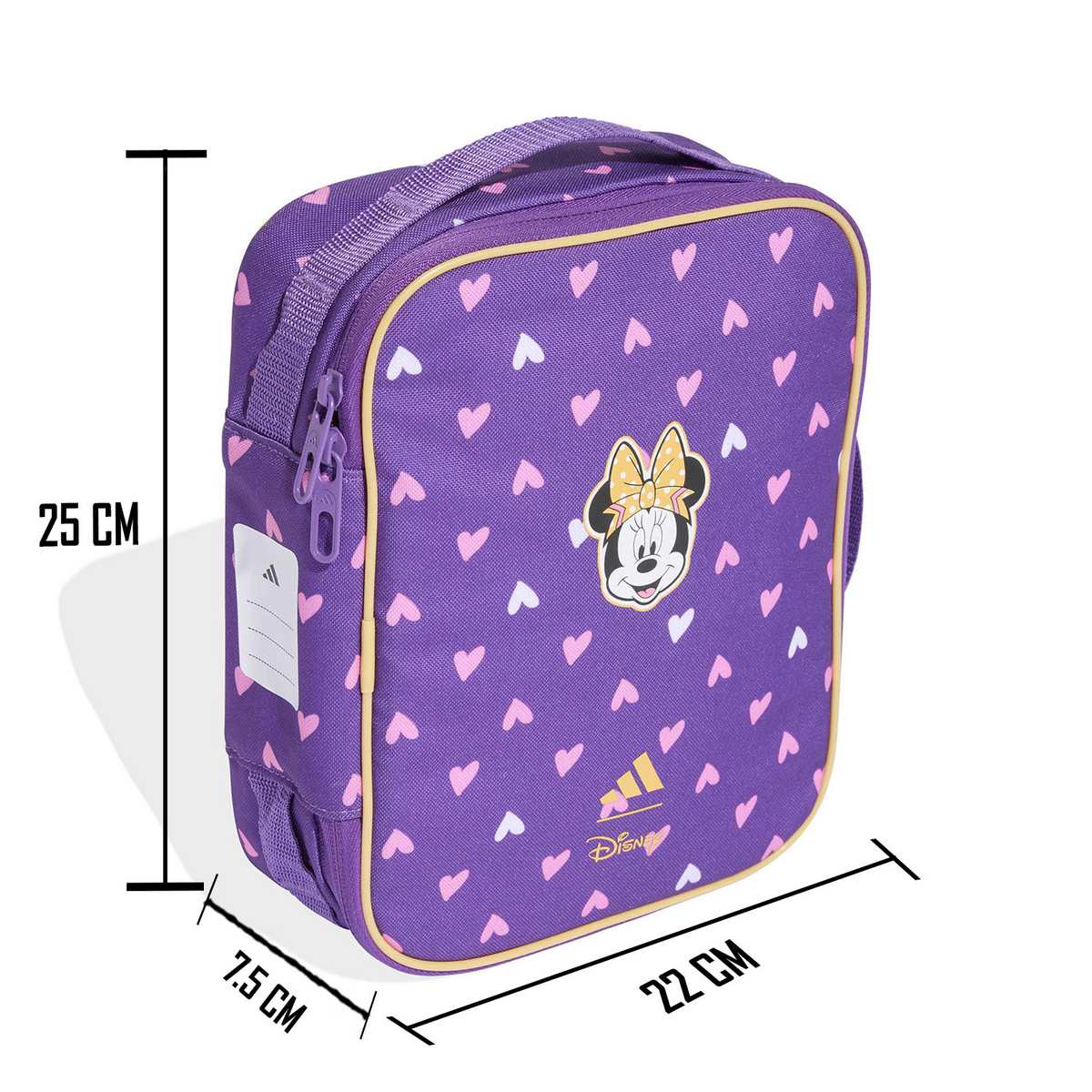 Lonchera Adidas Minnie Mouse Disney Niña Lila Escolar Infantil, foto 6 de 10