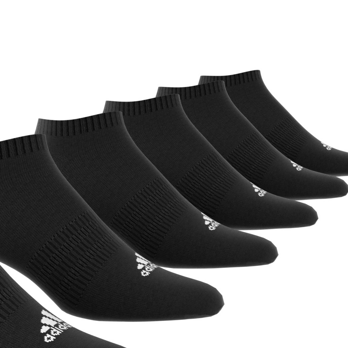Calcetas Adidas Dama Negro Acolchados 6 Pares Tobillo Mujer, foto 7 de 10