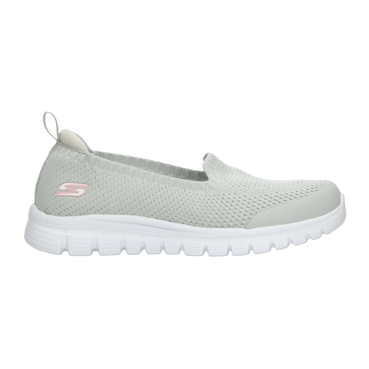 Tenis Skechers Graceful Dama Gris Deportivo Slip On Mujer, foto 10 de 10