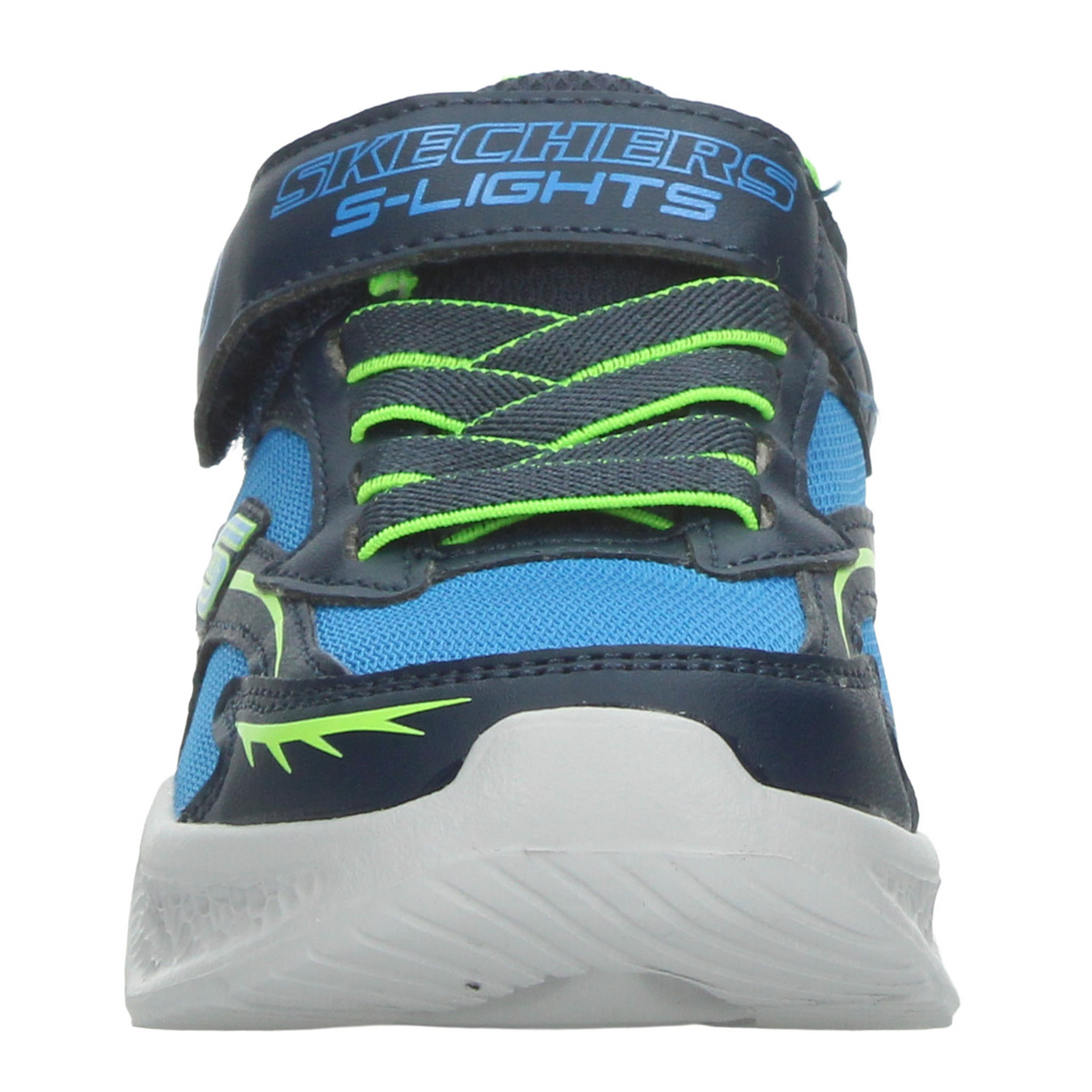 Tenis Skechers S-Lights Niño Azul Deportivo Luz Led Infantil T17-22, foto 6 de 10