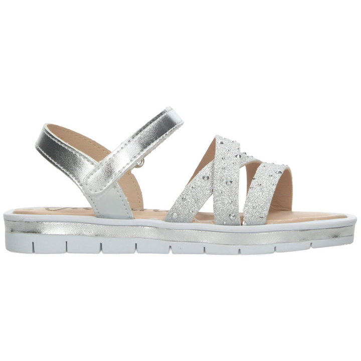 Sandalias Jakuna Niña Plateado Casual Infantil T22-25