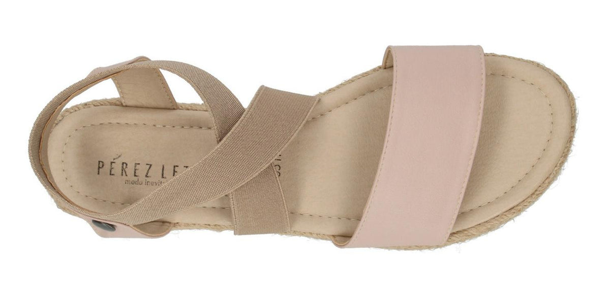 Sandalias Perez Lete Para Mujer 63172 Crema [plt245], foto 8 de 10