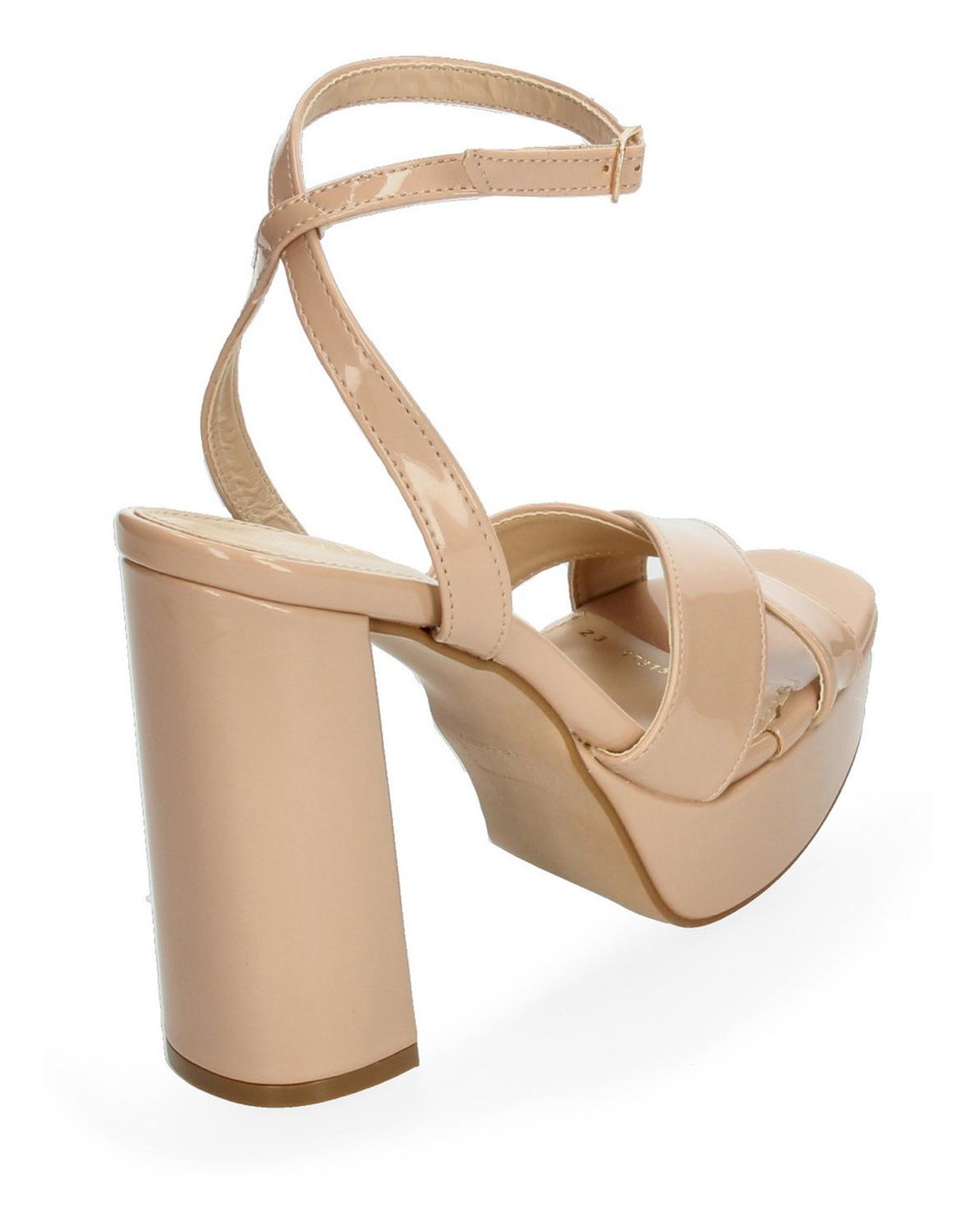 Sandalias De Fiesta Paulina Beige Para Mujer [pau869], foto 5 de 11