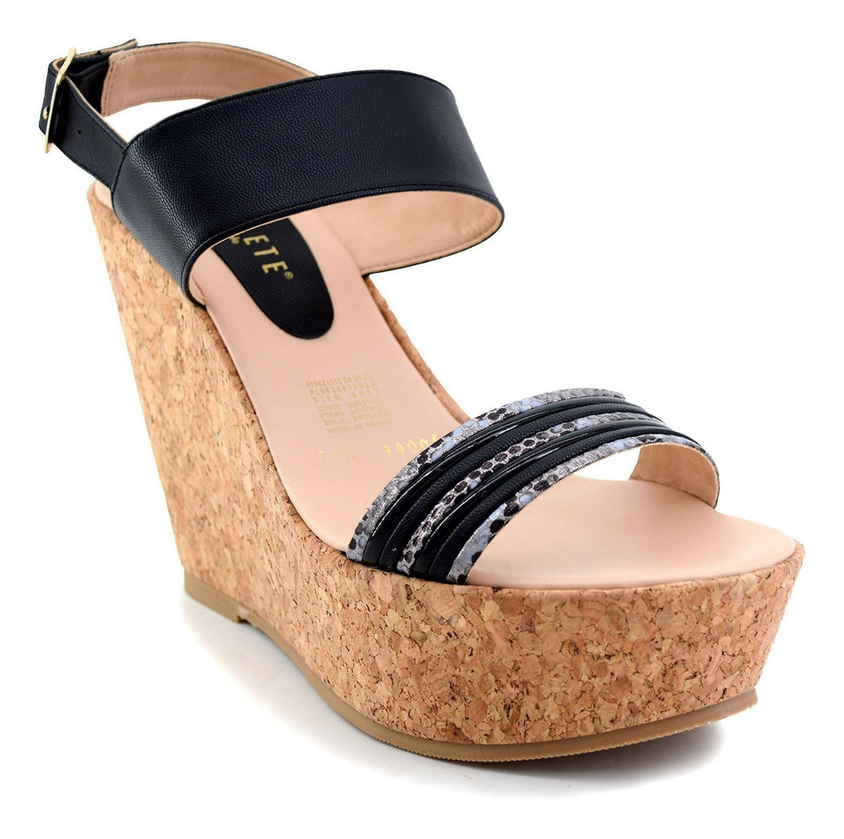 Sandalia Perez Lete Para Mujer 99005 Negro [plt163], foto 3 de 6