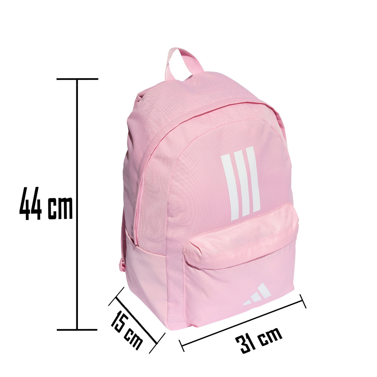 Mochila Adidas Classic 3 Bars Dama Rosa Escolar Para Mujer, foto 7 de 10