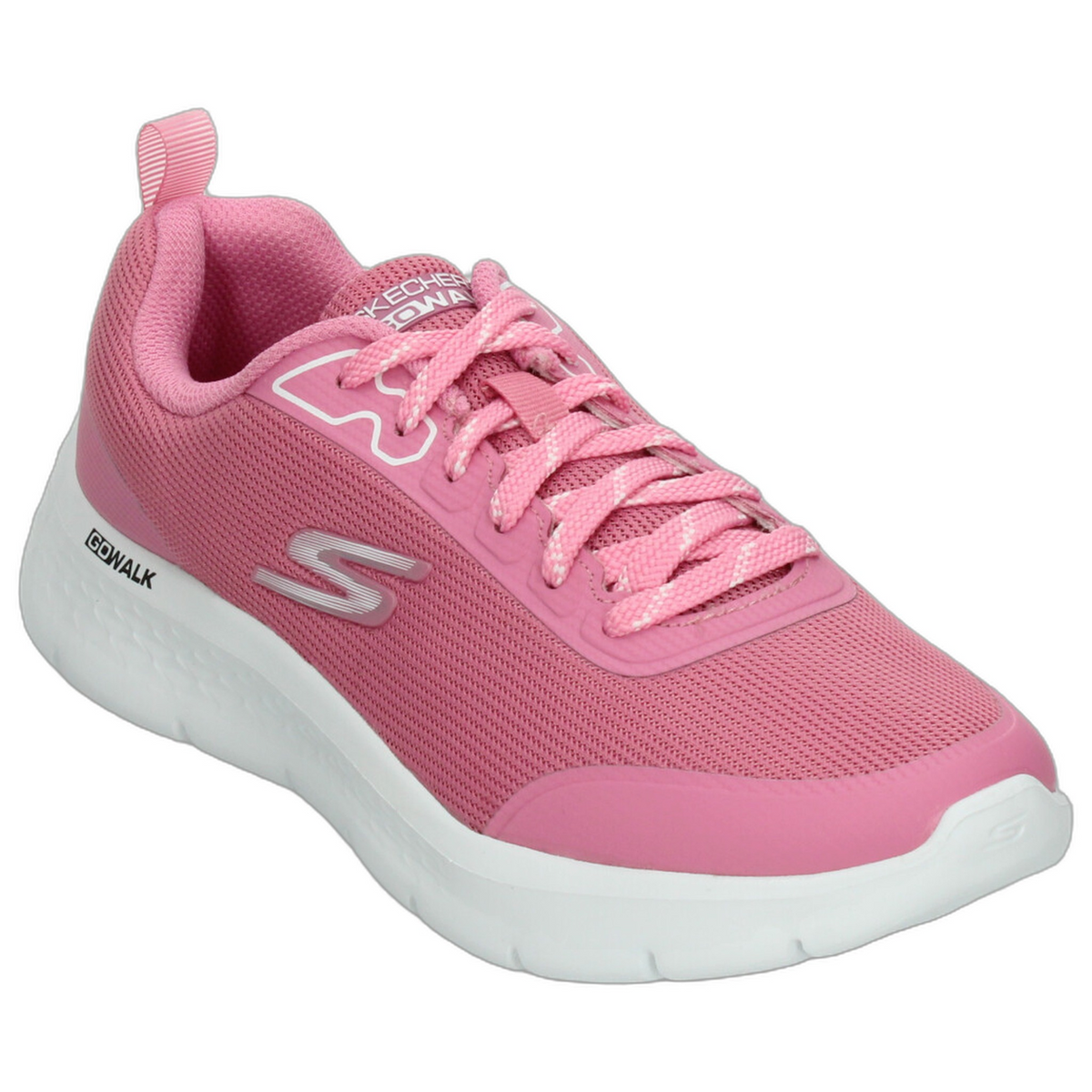 Tenis Skechers Go Walk Dama Rosa Deportivo Cintas Mujer, foto 4 de 10