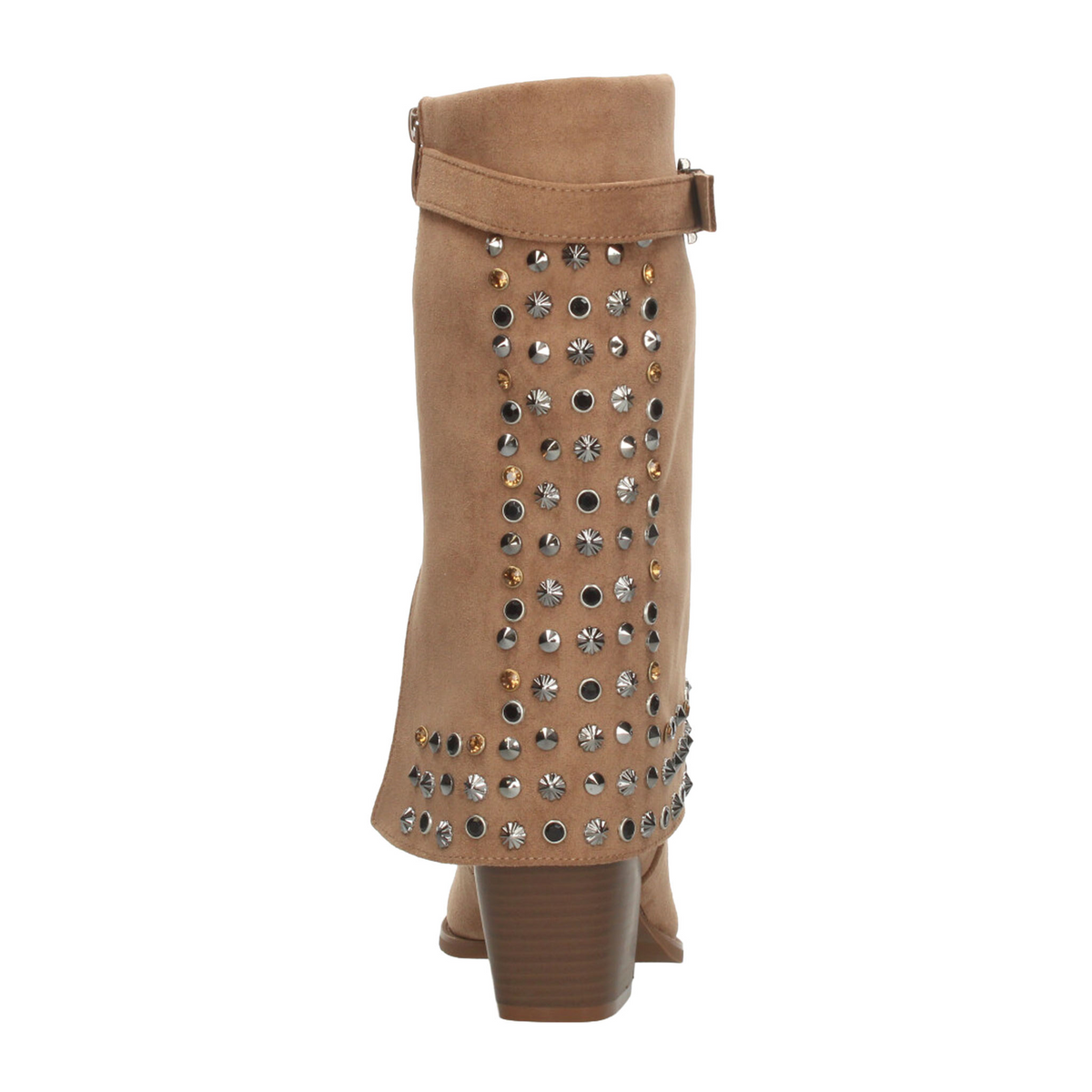 Bota Perugia Dama Beige Casual Pedreria Vaquera Mujer, foto 7 de 10