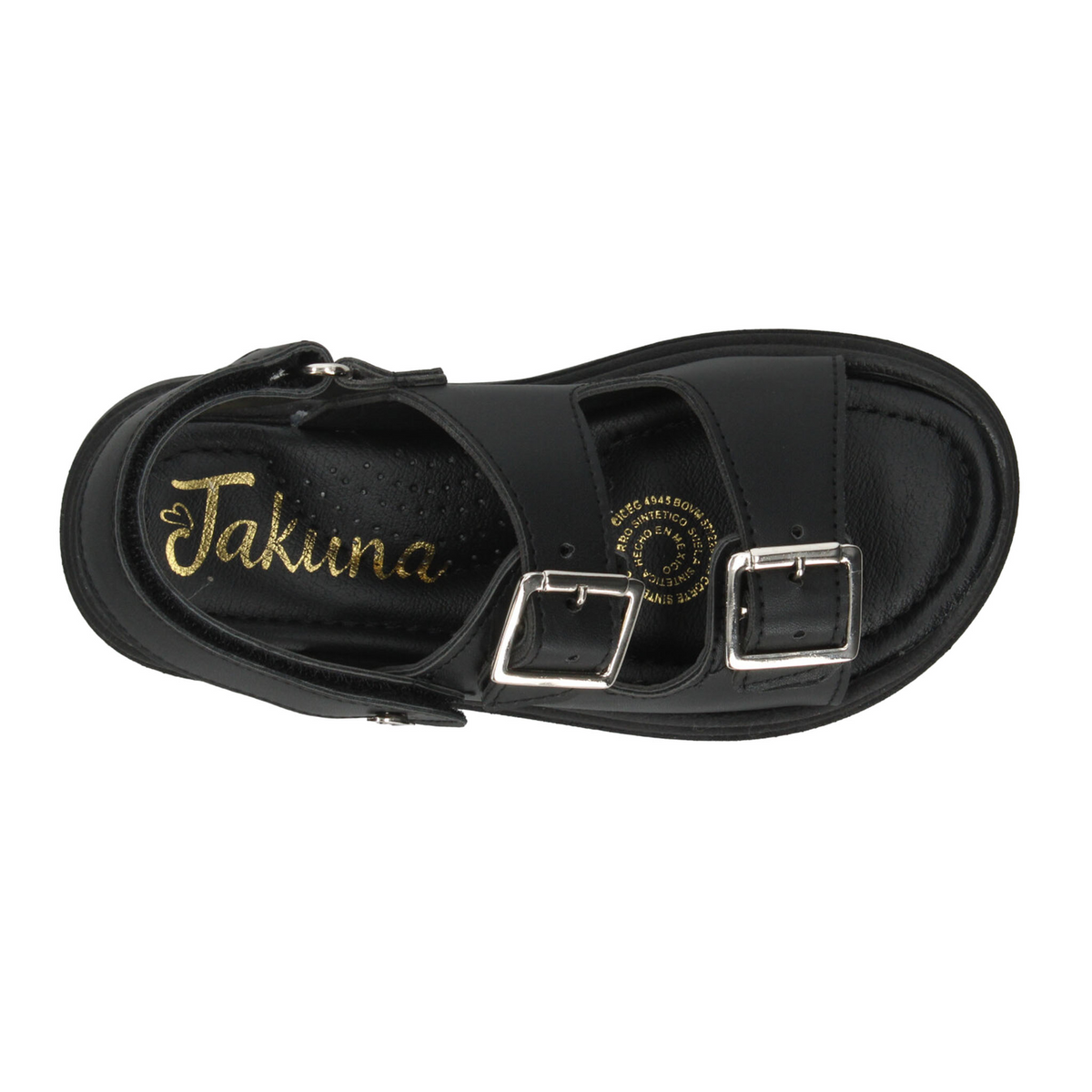 Sandalias Jakuna Niña Negro Casual Infantil T22-27, foto 8 de 10