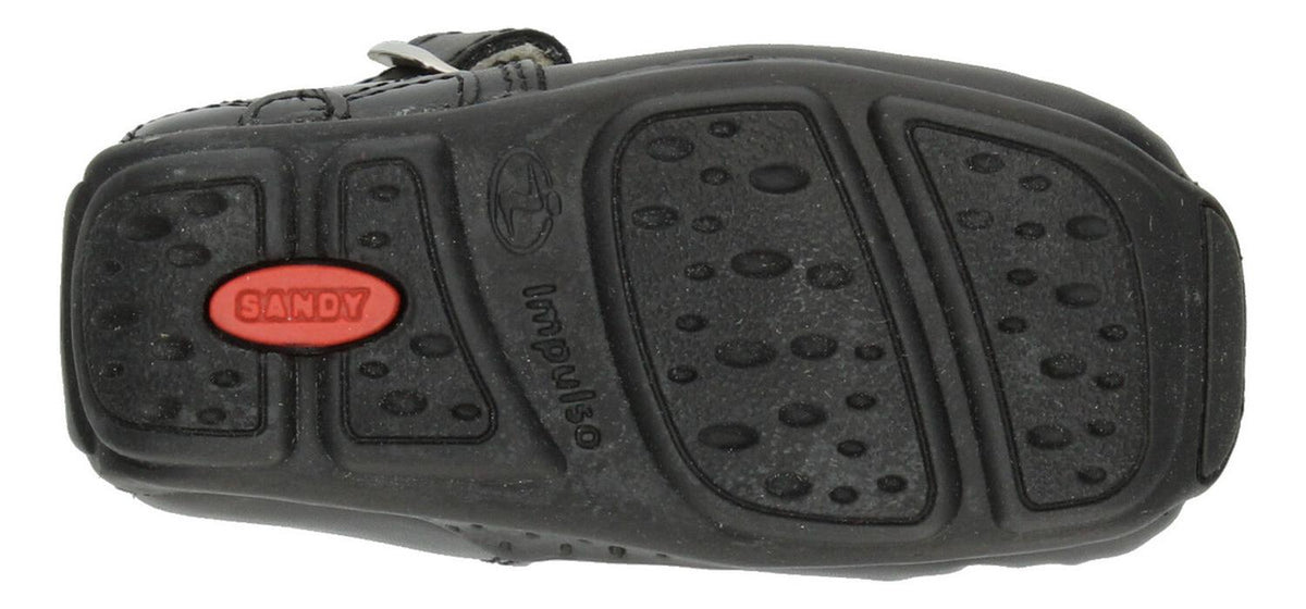 Zapato Pingo Bebé Niña Negro Gateador Hebilla Primeros Pasos T11-14, foto 10 de 10