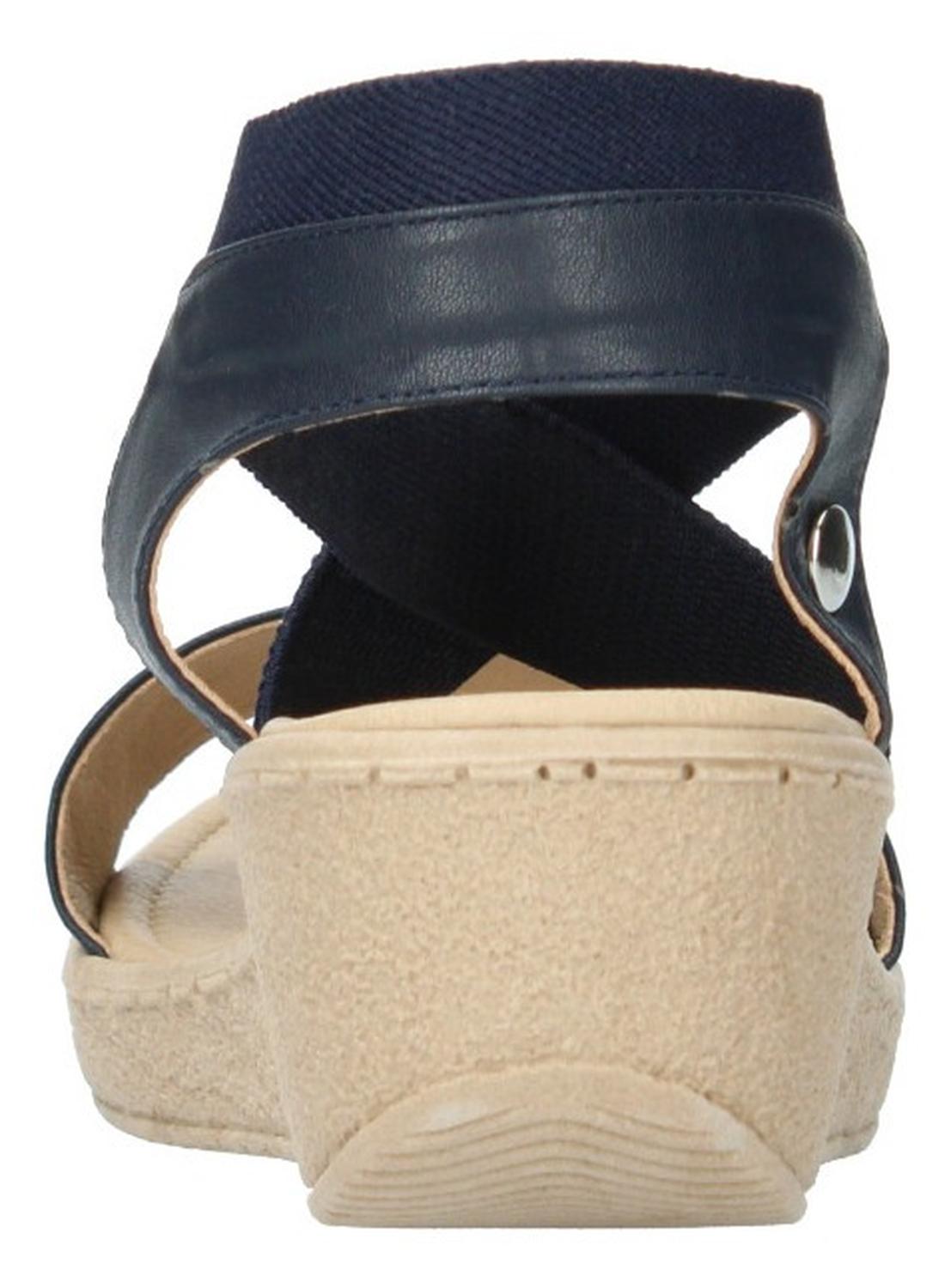 Sandalias Perez Lete Para Mujer 63093 Azul Marino [plt195], foto 6 de 6