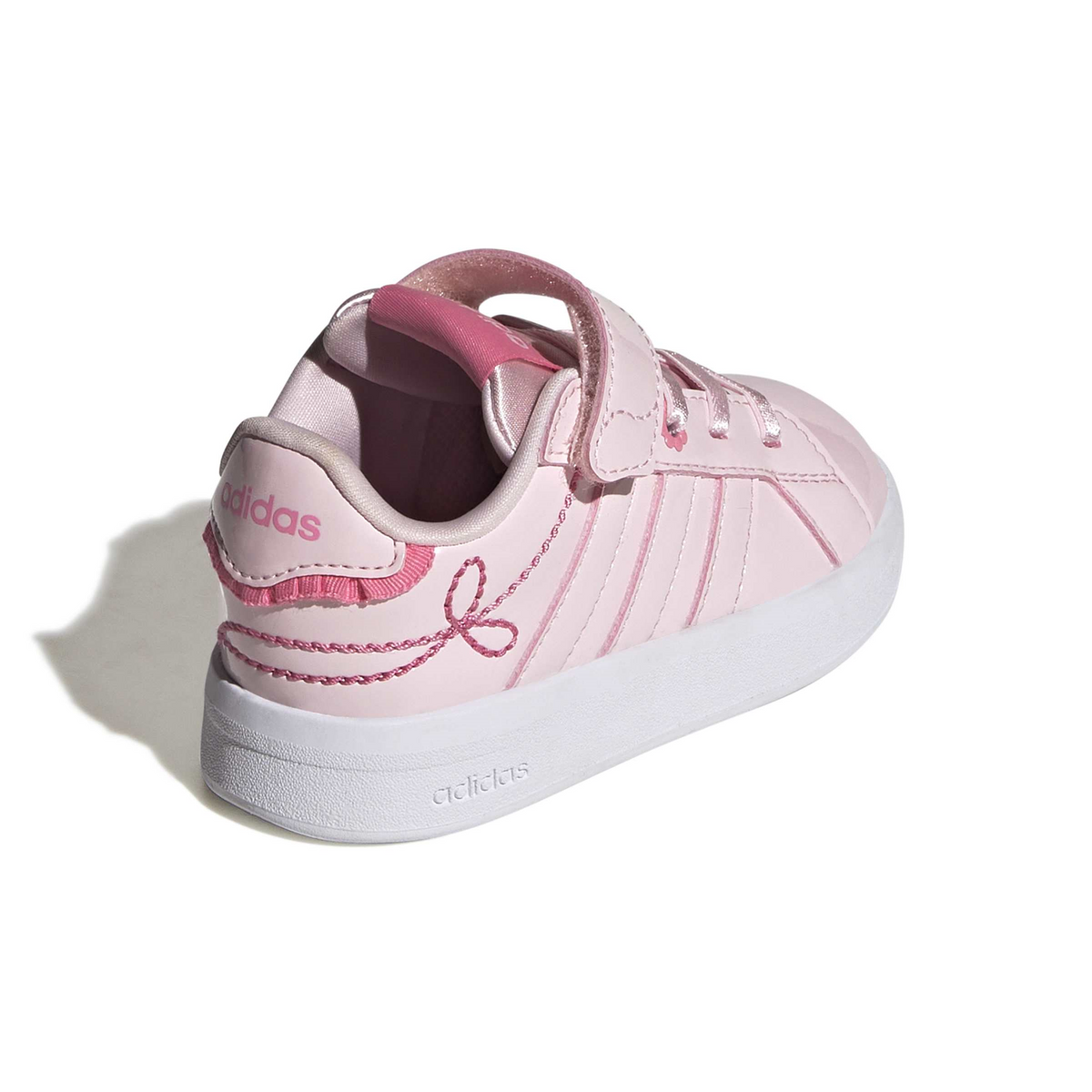 Tenis Adidas Grand Court 3.0 Niña Rosa Casual Infantil T10-16, foto 3 de 10