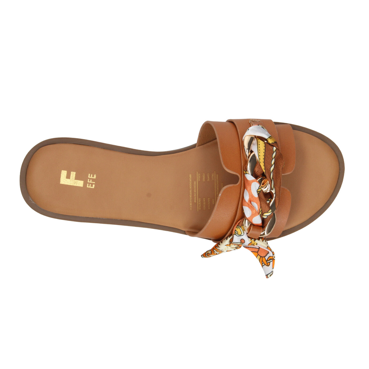 Sandalias Efe Dama Café Casual Para Mujer, foto 8 de 10