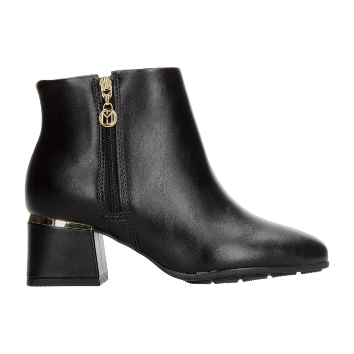 Botín Modare Dama Negro Casual Tacón Para Mujer