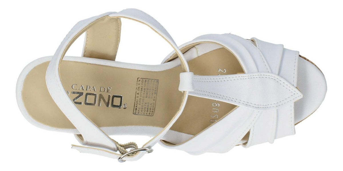 Sandalias Ozono Para Mujer 188050-5 Blanco [ozo2701], foto 5 de 6