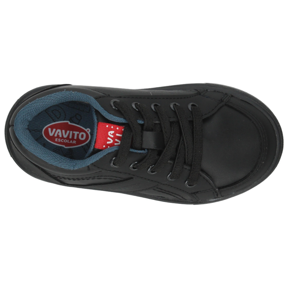 Zapato Escolar Vavito Niño Negro Escolar Infantil T15-18, foto 8 de 10